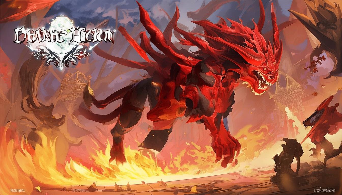 《火焰魔角》宠物礼包9月17日开售：红黑小恶魔携燃烧尾迹限时登场